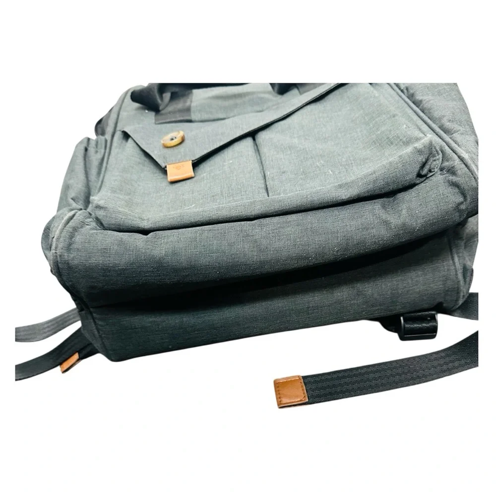 Hap Tim Stylish Gray and Tan Women's Baby Diaper Bag